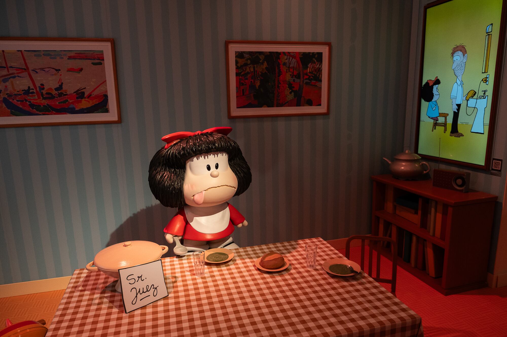 Mafalda y su odio por la sopa no podían faltar