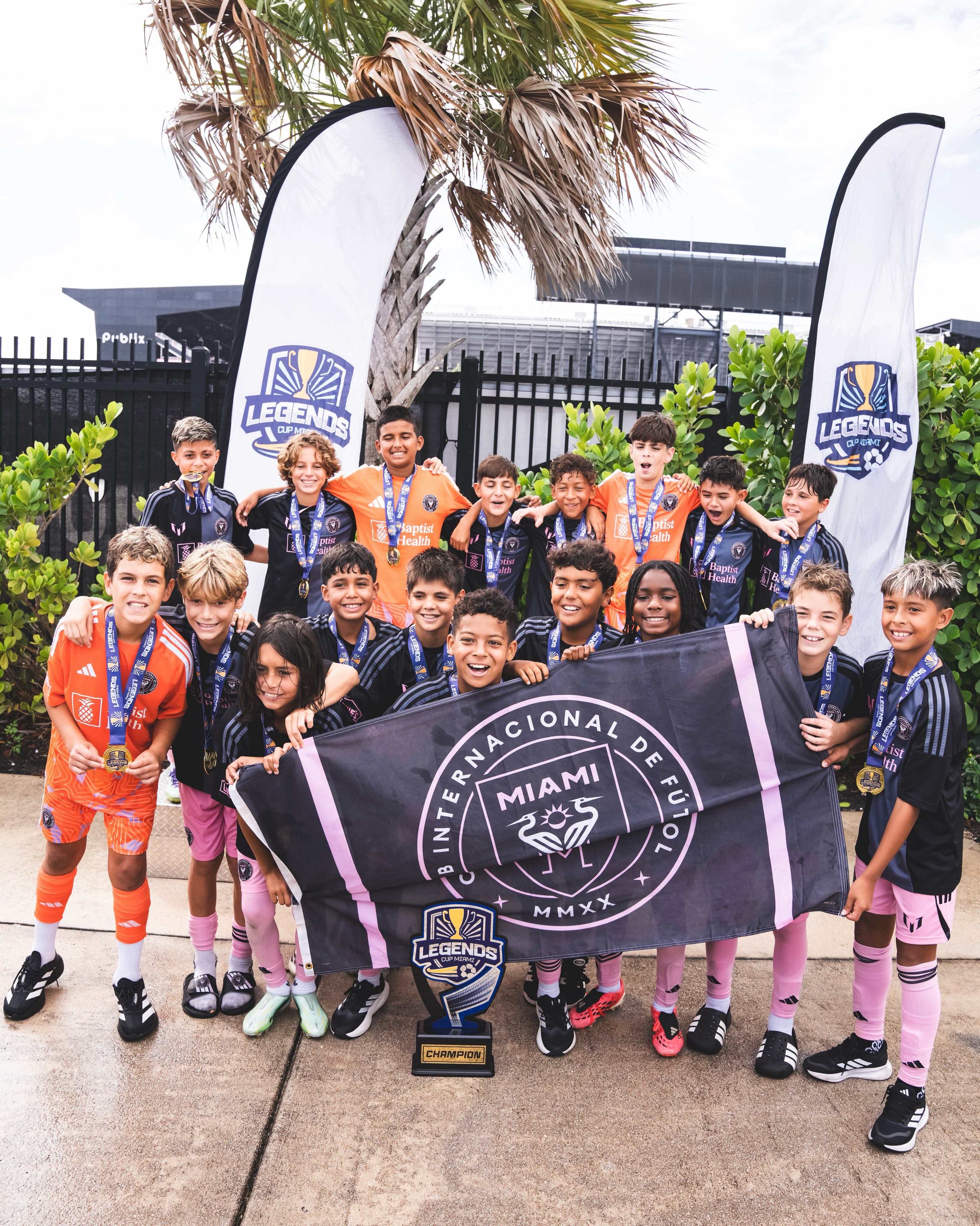 Inter Miami Sub-12 se consagró campeón de la Legends Cup 2026 (@intermiamicf_academy)