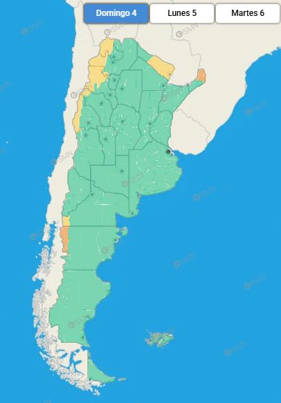 Mientras se espera una semana sin sol en el AMBA, siguen las alertas por tormentas, nevadas y viento en el interior
