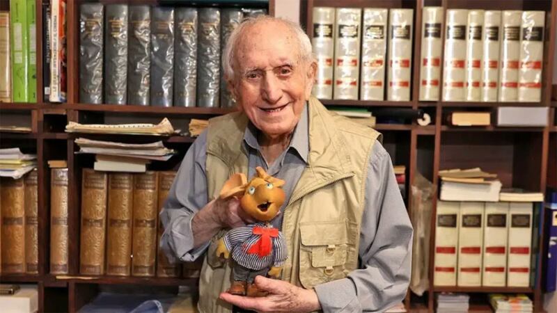 Murió a los 100 años Peppino Mazzullo, la voz italiana que convirtió a Topo Gigio en un clásico de generaciones