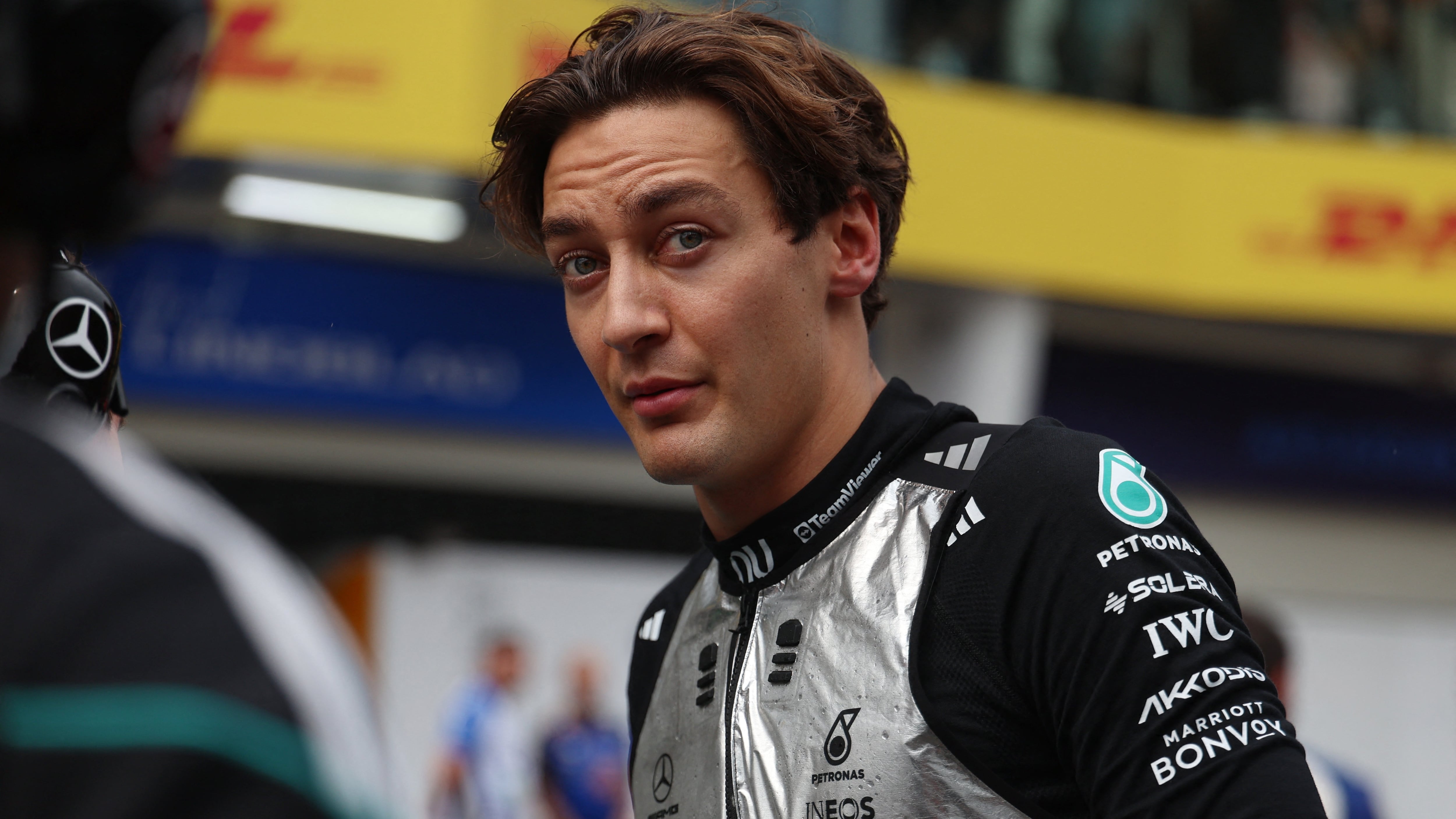 Otro golpe inesperado para George Russell: por qué largará último en el GP de Singapur (REUTERS/Annice Lyn/Pool)