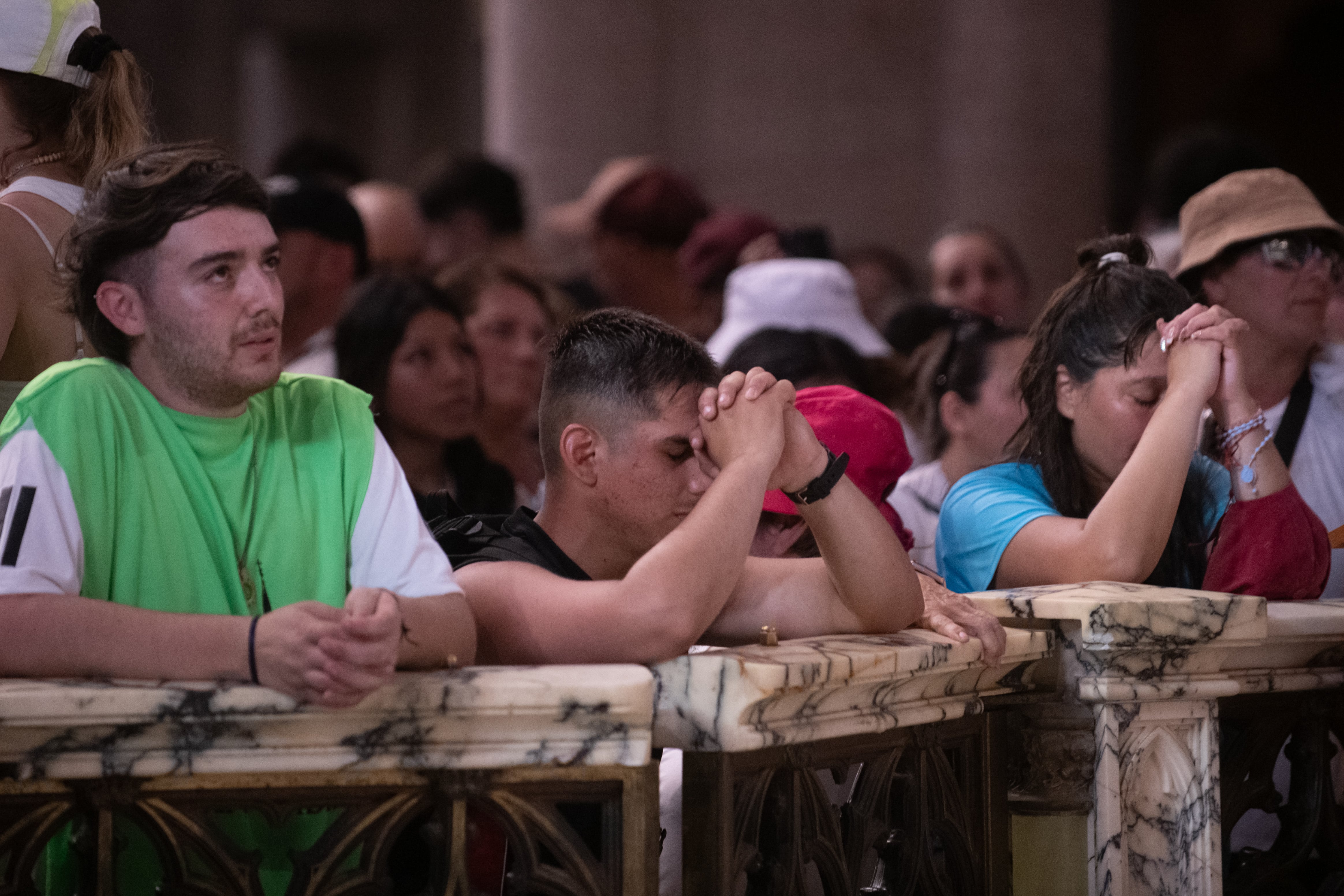 Los grupos organizados por las parroquias representan solo el 20% del total de asistentes a la caminata