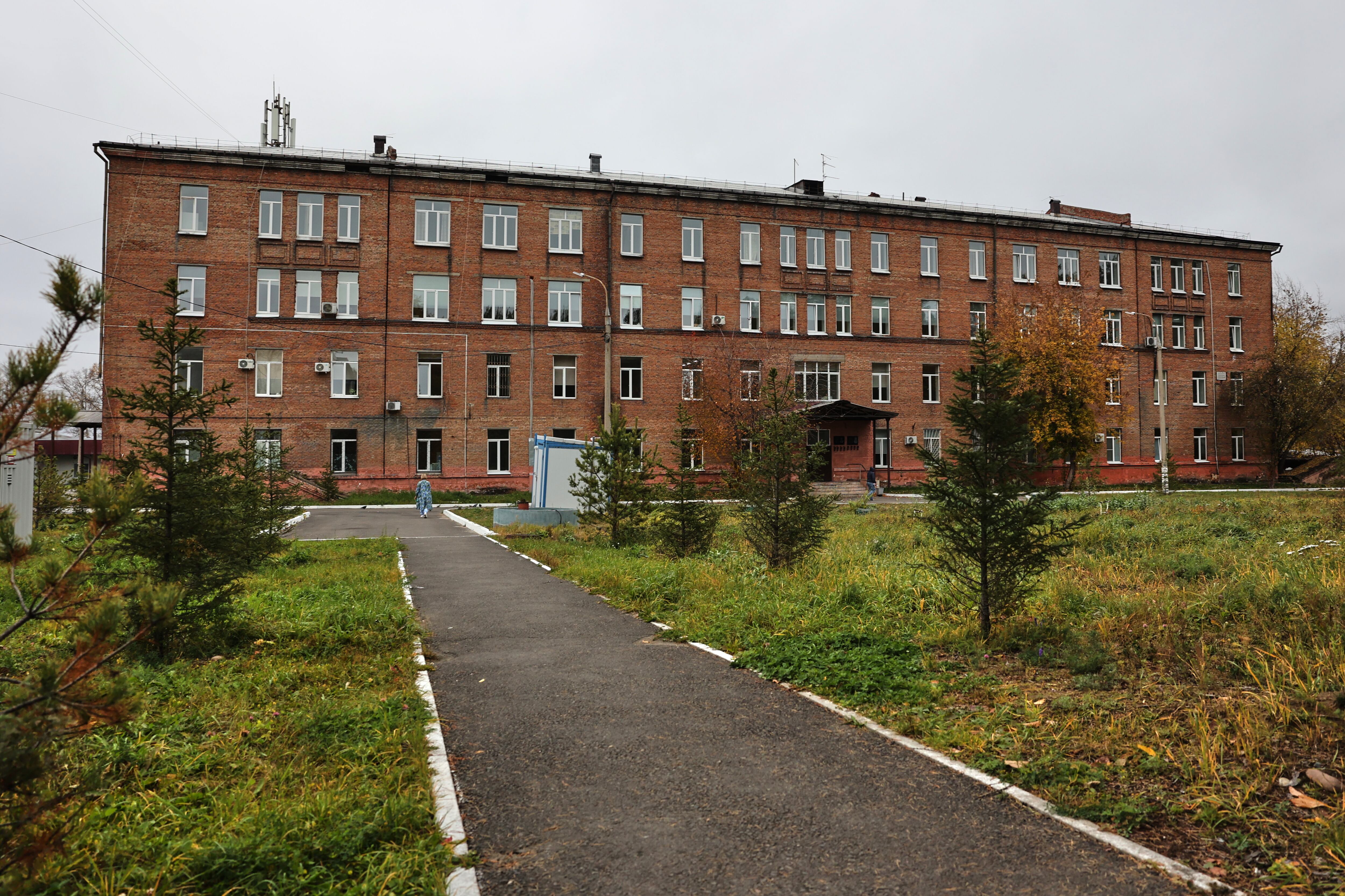 Vista del hospital distrital de Shelekhov el jueves 8 de octubre de 2026, a las afueras de Irkutsk, Rusia (AP)