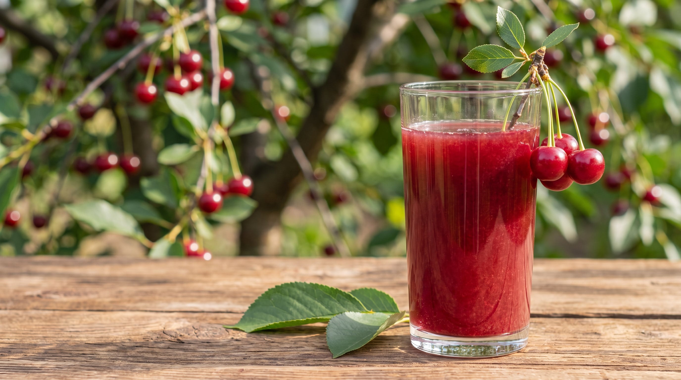 El jugo de cereza ácida concentra melatonina natural, pero las investigaciones utilizan distintas dosis, presentaciones y grupos de estudio. (Imagen Ilustrativa Infobae)