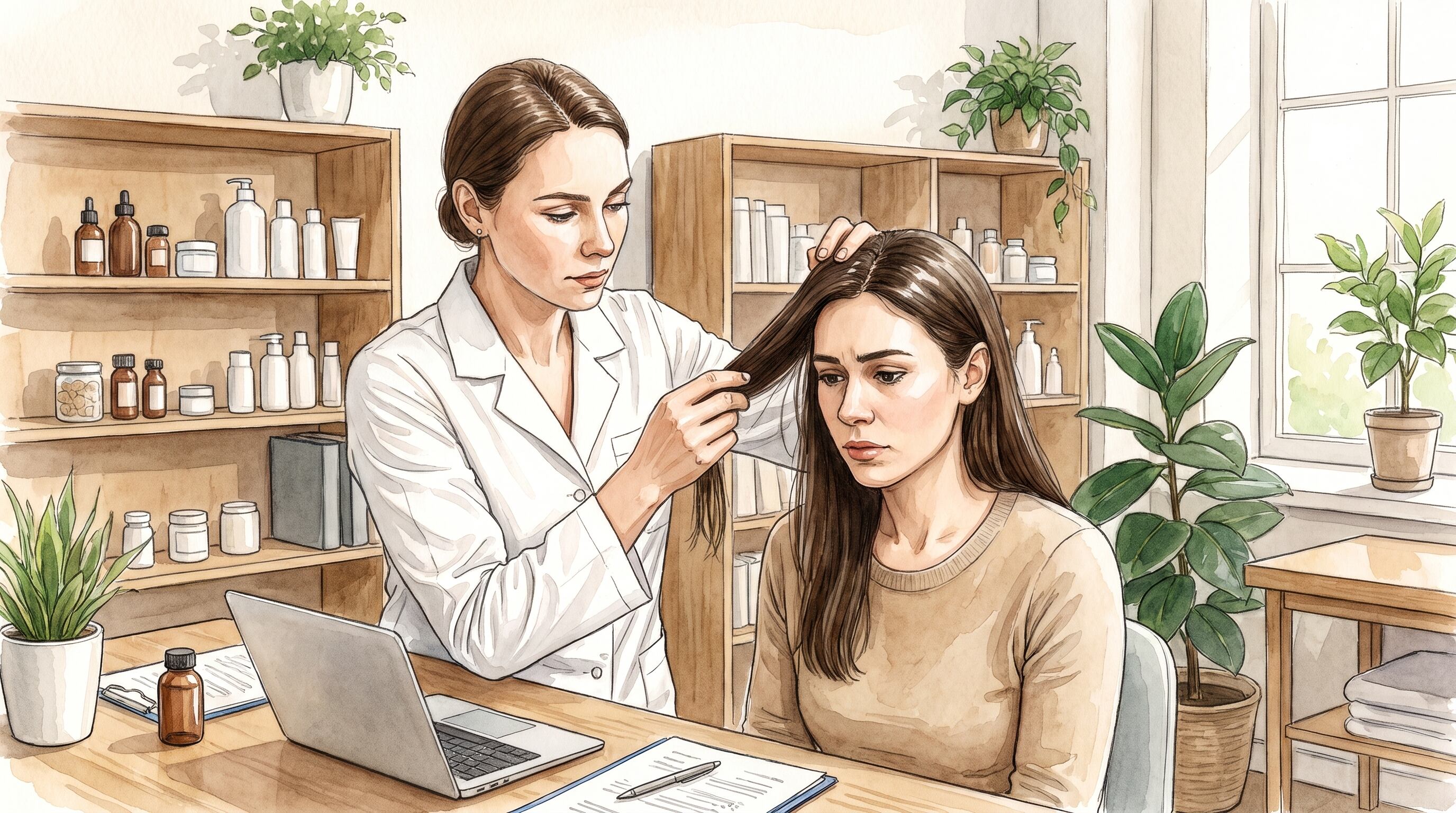 La microbiota capilar reúne bacterias, hongos y otros microorganismos presentes en el cuero cabelludo. (Imagen Ilustrativa Infobae)