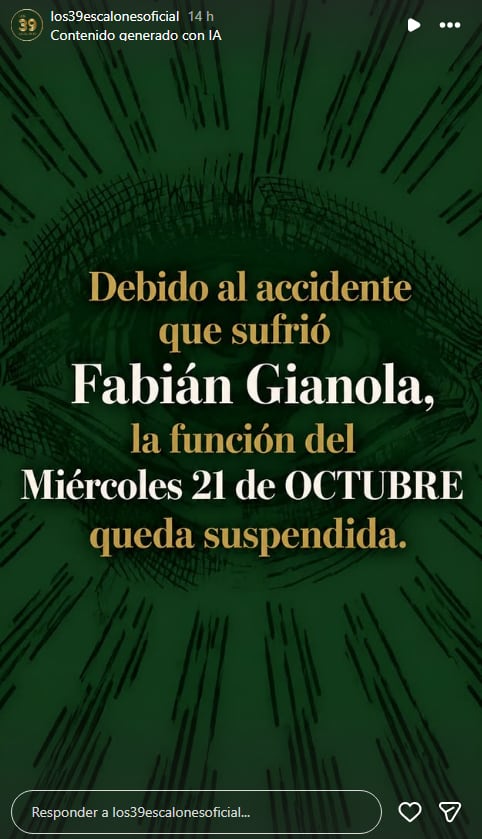 Qué pasará con la obra de Fabián Gianola luego del accidente: “Le pedí al cirujano que me deje trabajar”