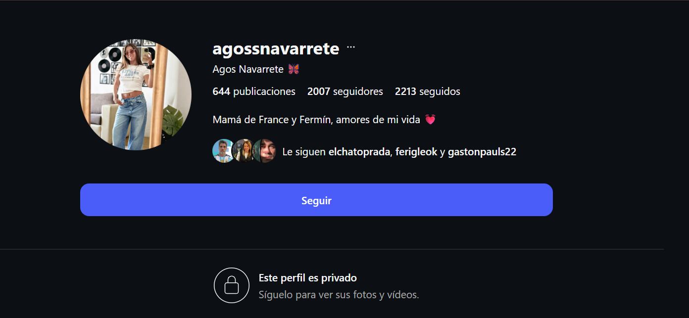 Quién es Agostina Navarrete, la joven de 26 años con la que el Chato Prada estaría iniciando una relación