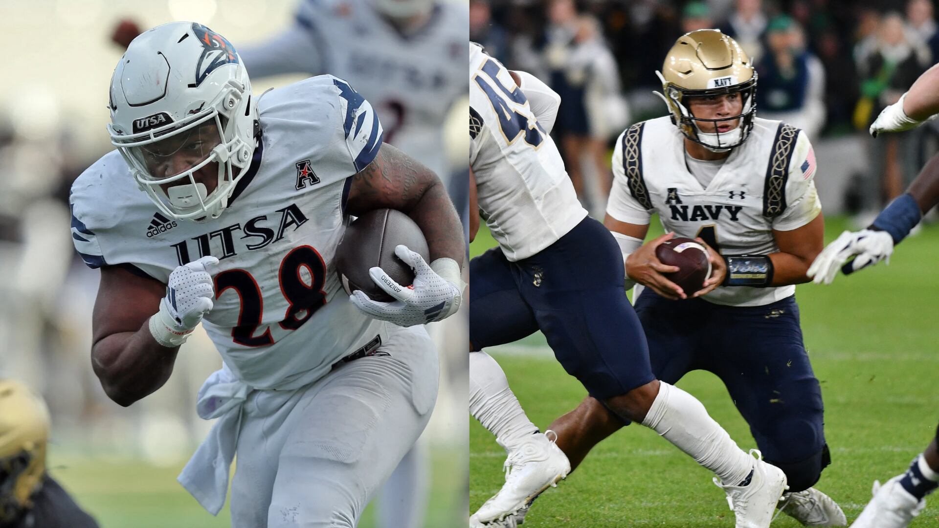 El encuentro entre los Roadrunners y los Midshipmen correspondía al calendario de la American Athletic Conference (REUTERS)