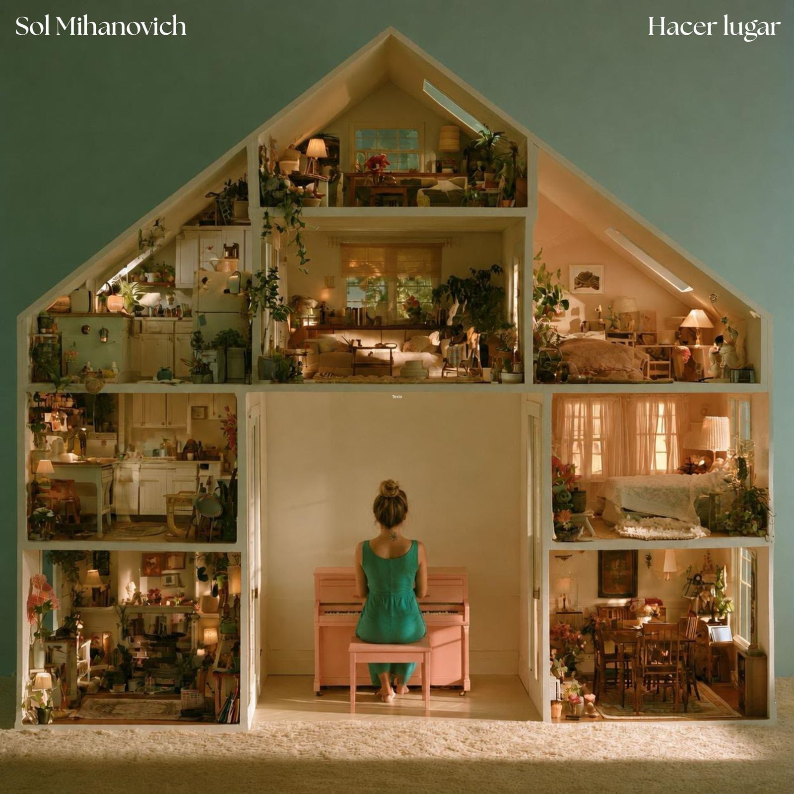 La portada de Hacer lugar, el quinto álbum de Sol Mihanovich (Crédito: Sol Onzari y Violeta Collares @duplacreativa.prod)