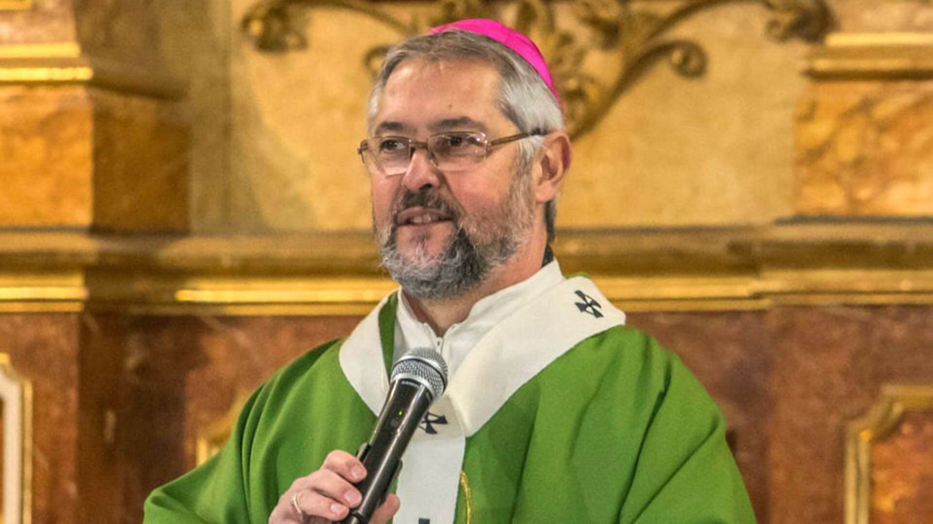 El arzobispo de Luján, Jorge Eduardo Scheining