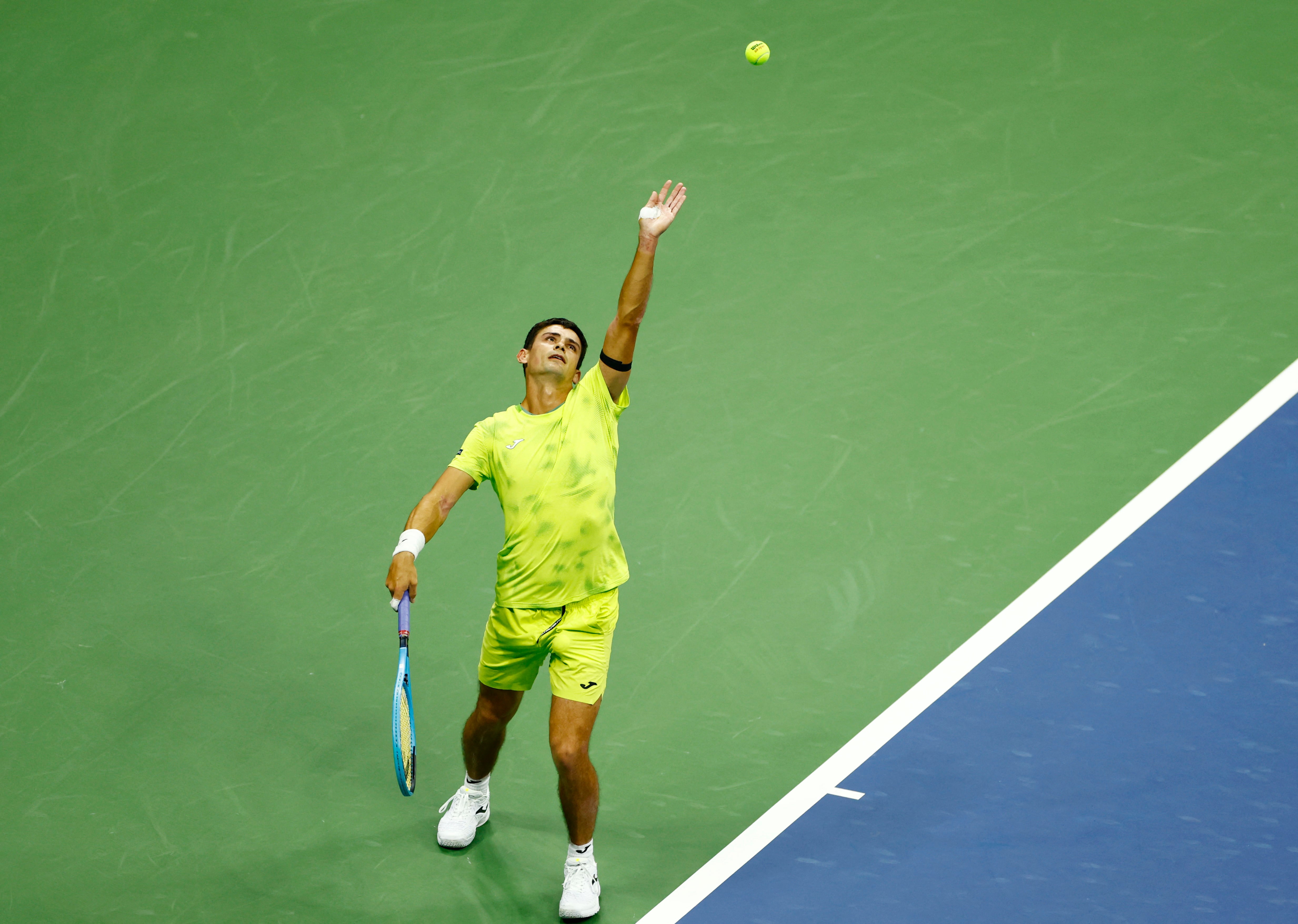 Mariano Navone enfrentará a Valentin Vacherot (Crédito: REUTERS/Jeenah Moon)