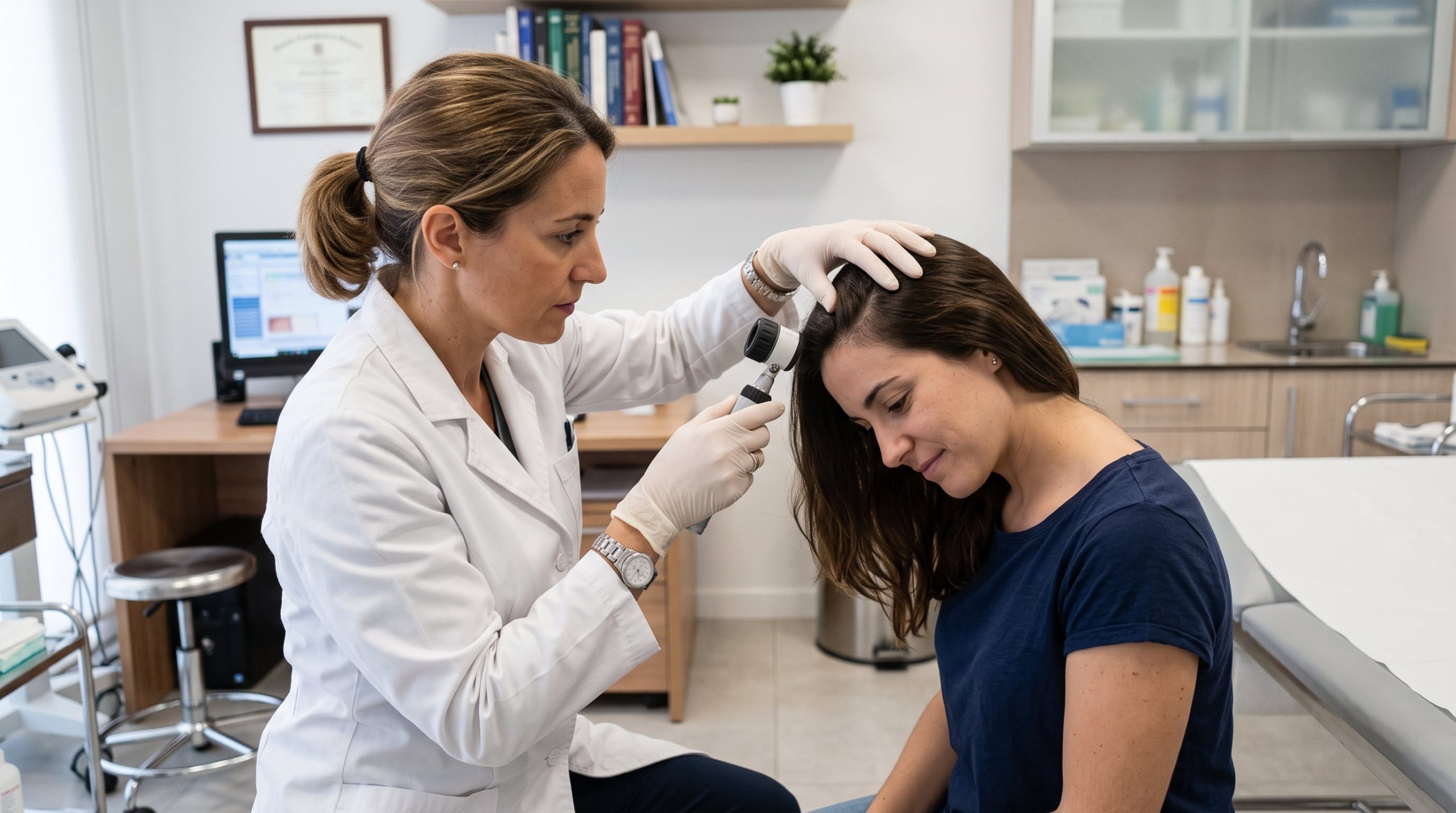 Tres problemas de salud que pueden causar caída del cabello en mujeres