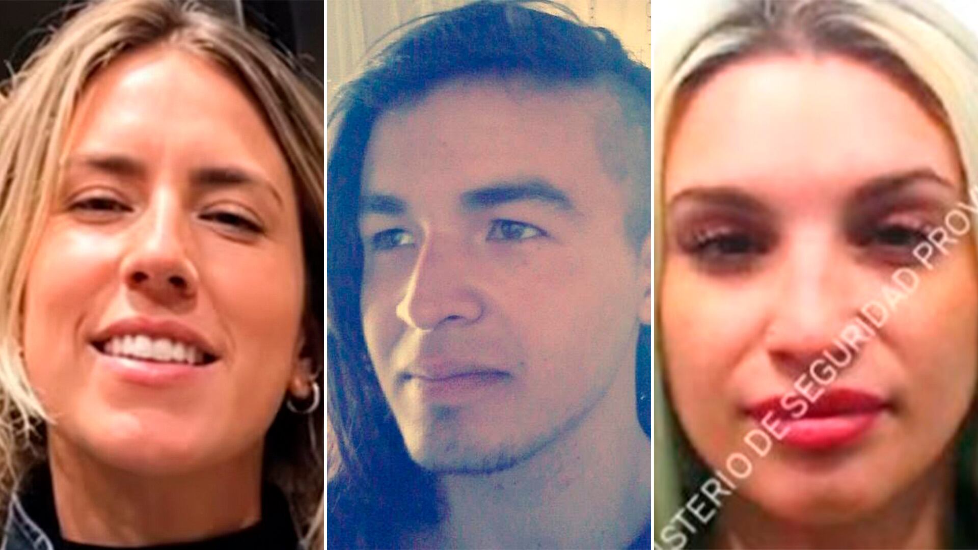Iván Tabella y las víctimas: Daniela Villalba y Tatiana Fernández