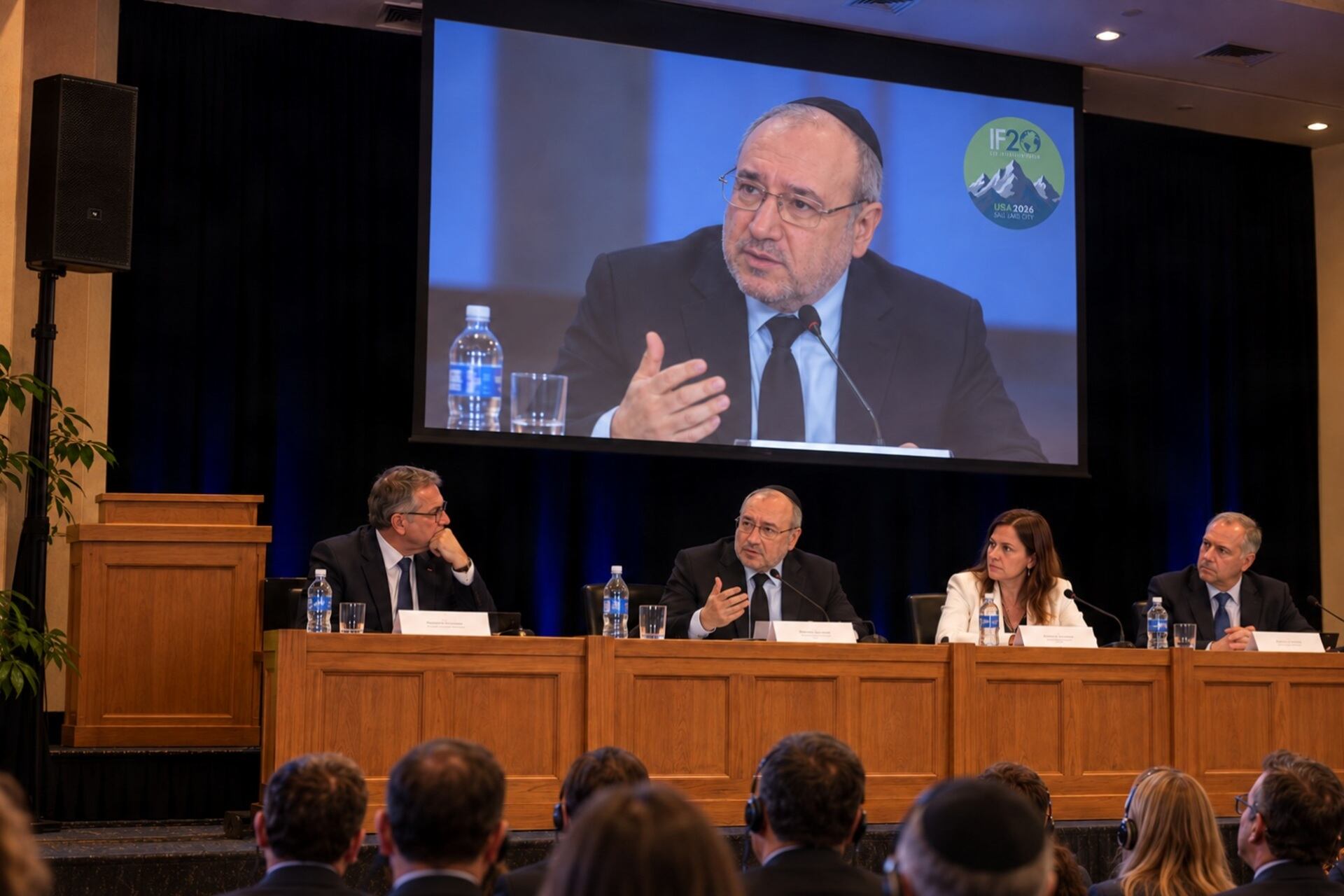 Rab. Dr. Fishel Szlajen, G20 Interfaith Forum, sesión del AI Working Group