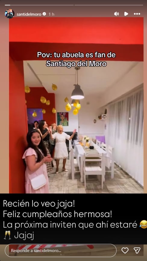 El conductor bromeó en Instagram con asistir al próximo festejo tras reprochar que no lo invitaron al evento